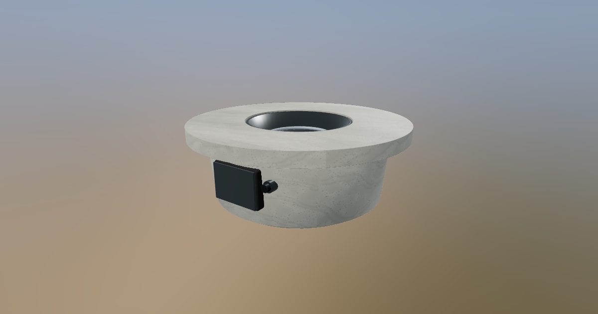 Fire-bowl table - Outdoor Fire Table