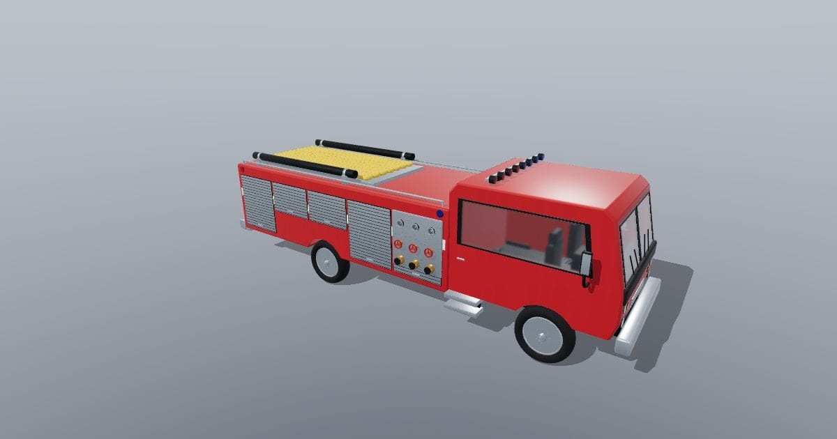 Fire engine pumper