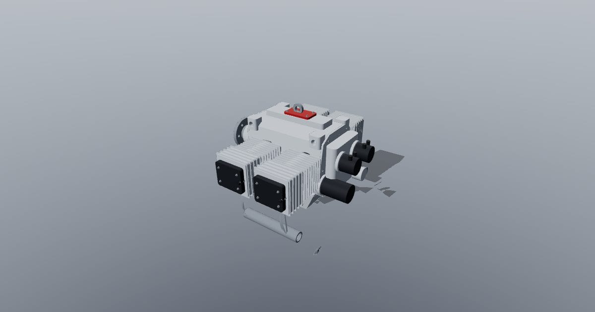 Flat-four aero piston engine