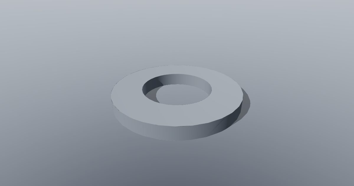 Flat washer M12