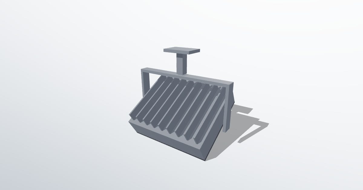 Floodlight on a yoke (L3D)