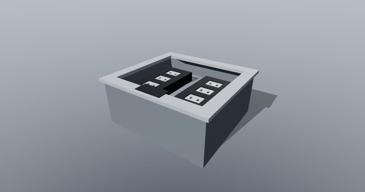 Floor box - Original MEP CAD