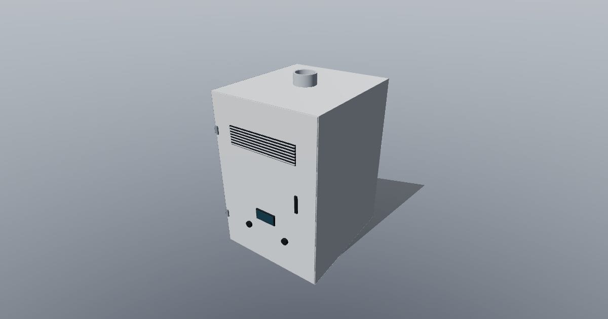 Floor system boiler - Original MEP CAD