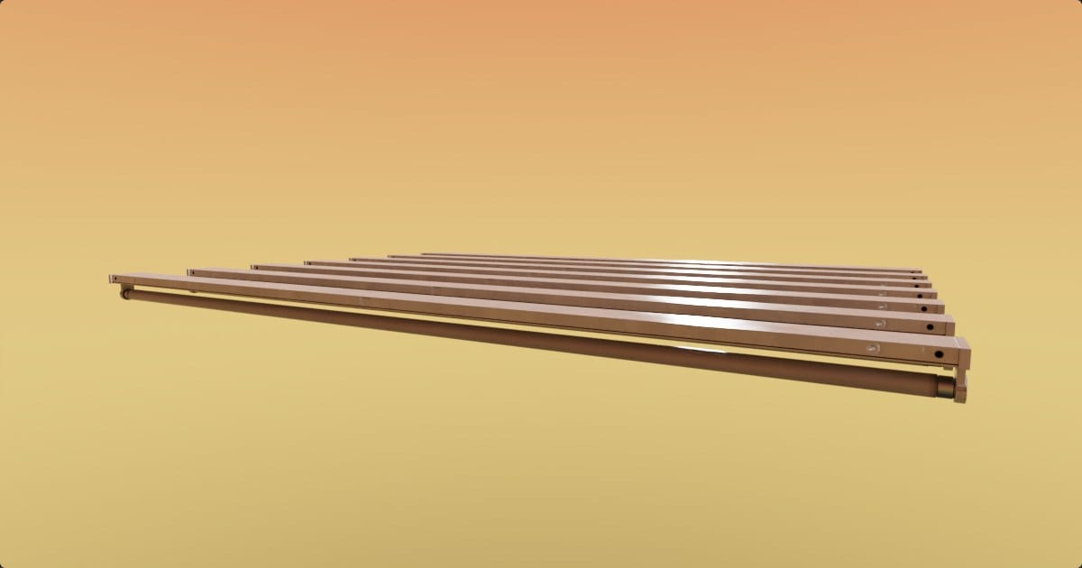 Fluorescent strip lights