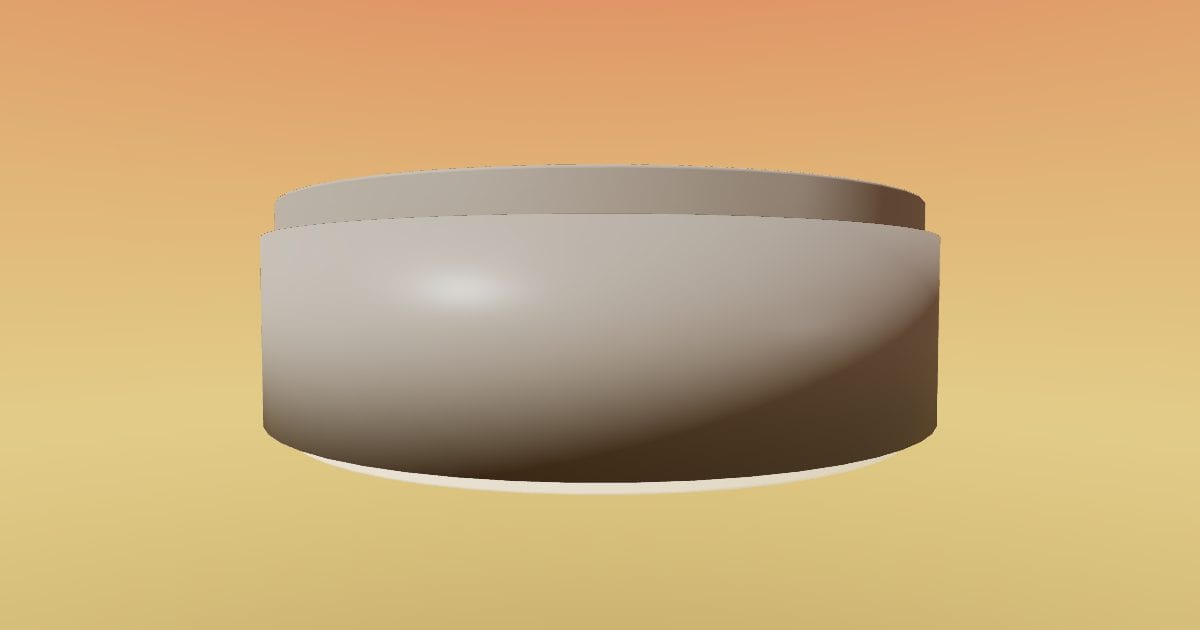 Flush Drum - Flush-Mount Drum Light