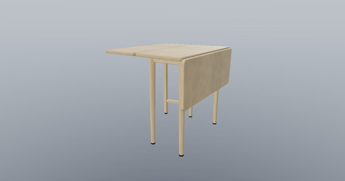 FOLD 83 - Drop-Leaf Kitchen Table