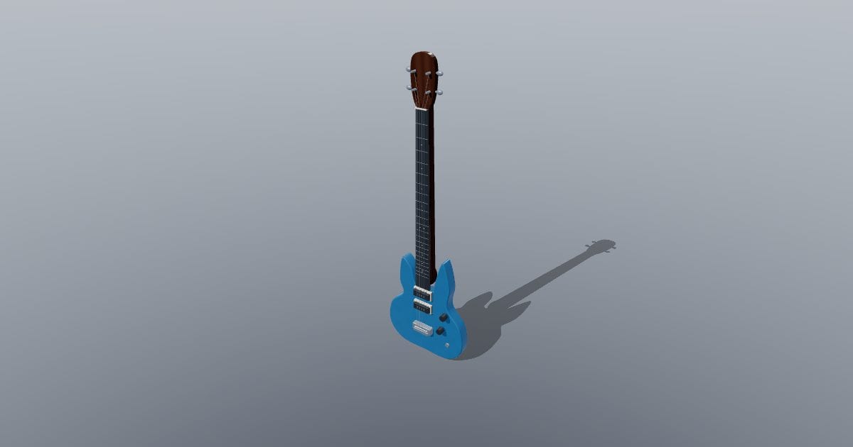 Four-string bass guitar