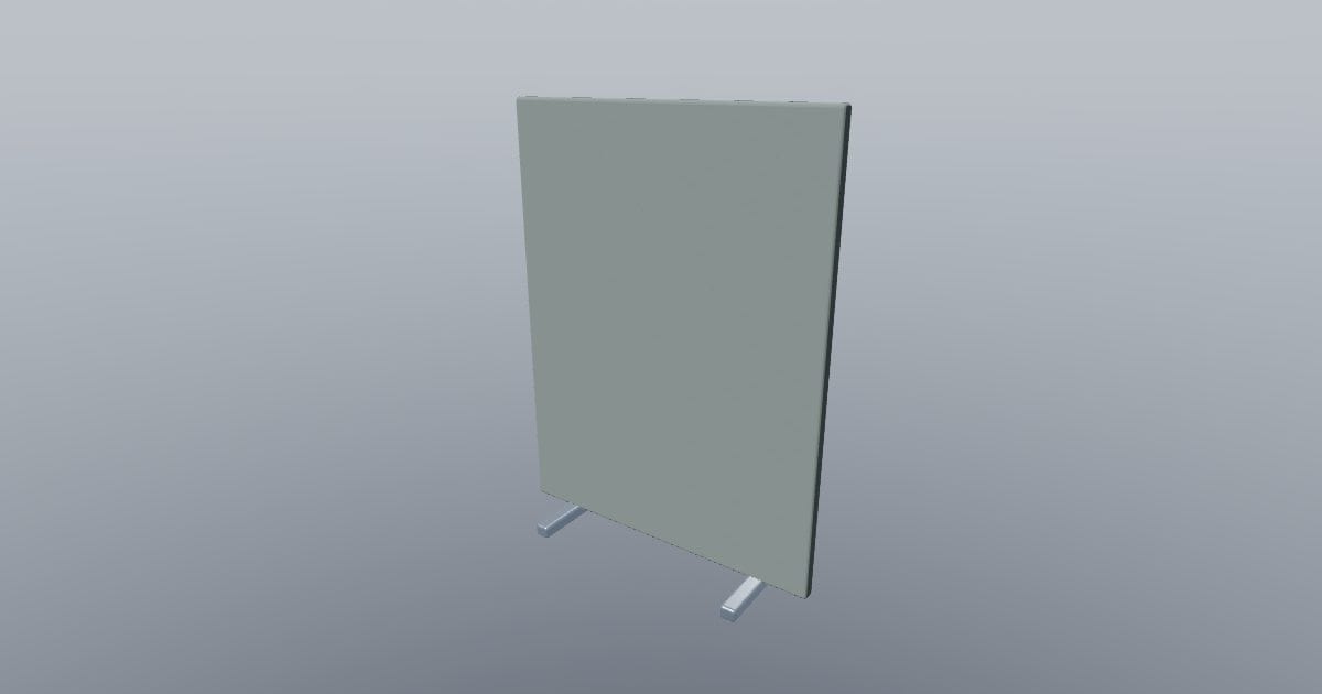 Freestanding acoustic screen