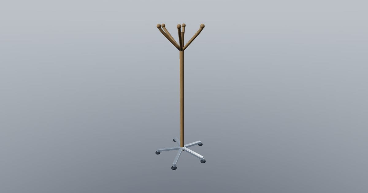 Freestanding coat stand