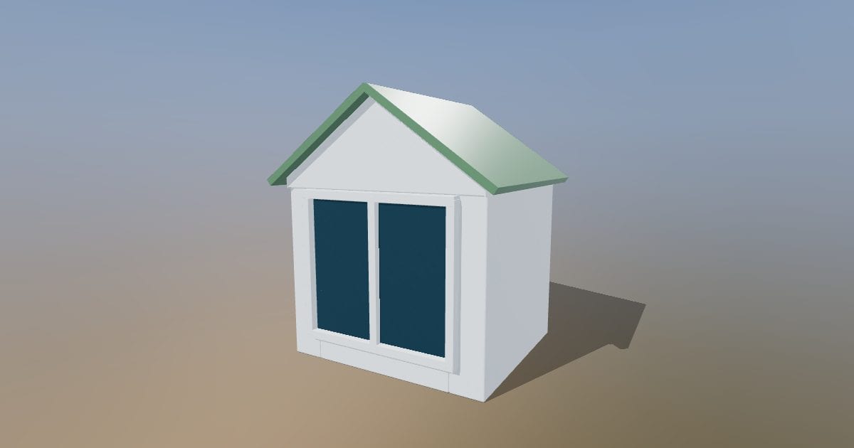 Gable dormer - Original exterior model