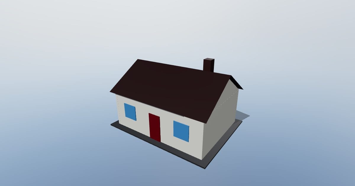 Gable house (USDZ)