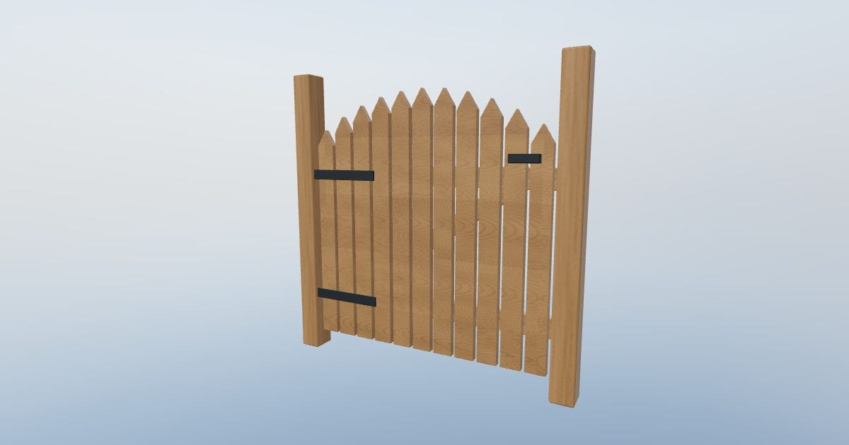 Garden - Garden Picket Gate