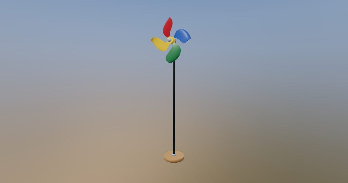 Garden pinwheel