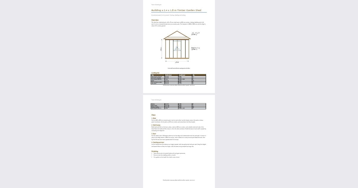 Garden shed build guide (Word 97-2003)