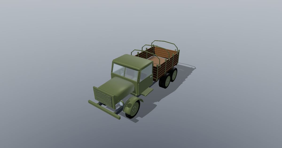 Generic 1940s 2.5 t cargo truck