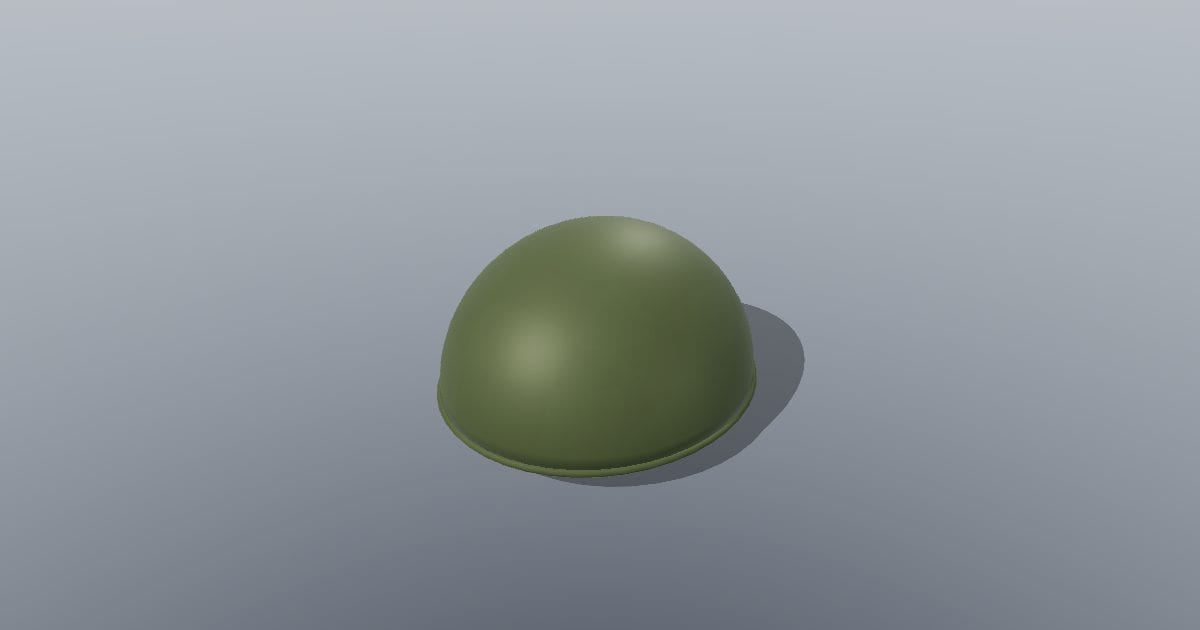 Generic 1940s steel helmet