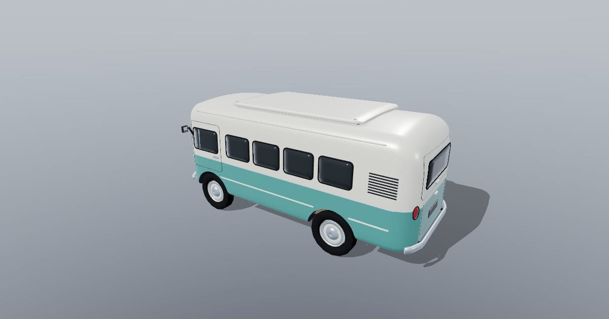 Generic 1960s split-window camper