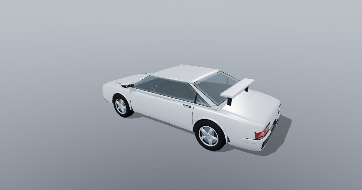 Generic 1990s Japanese-style sports coupe
