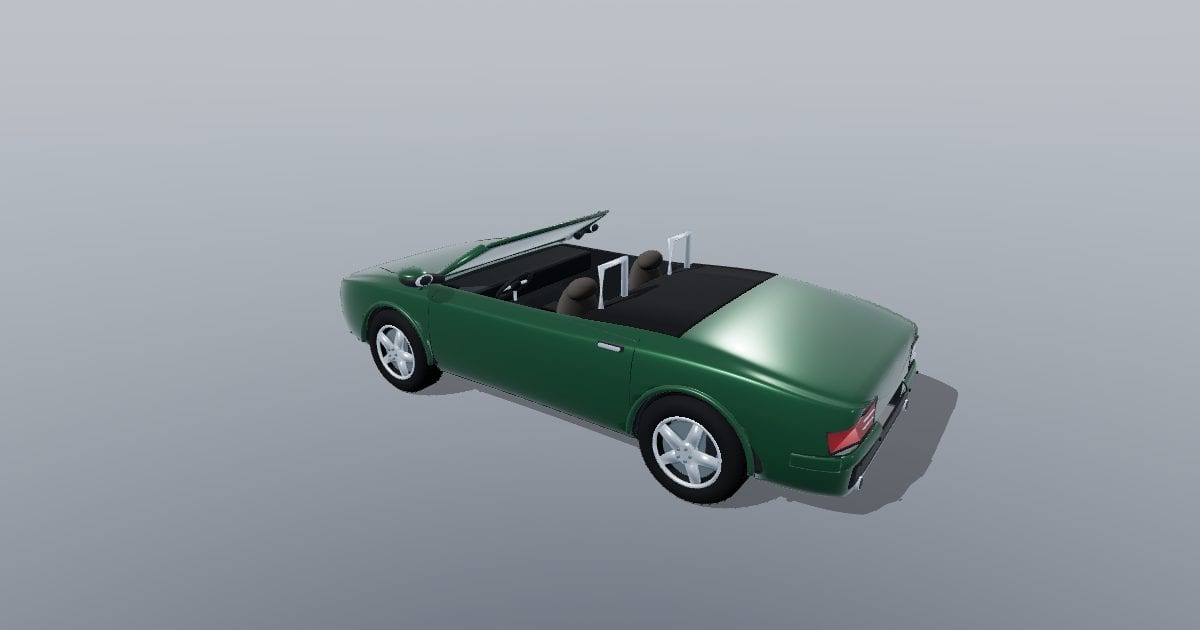 Generic convertible roadster
