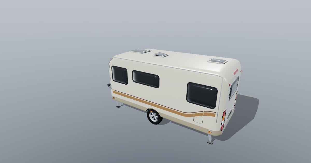 Generic single-axle caravan