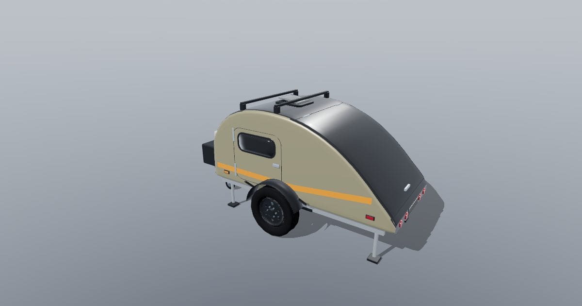 Generic teardrop travel trailer