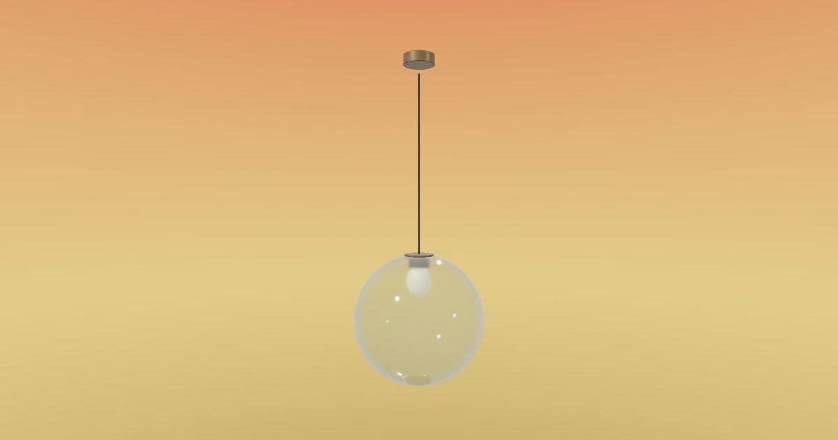 Globe - Glass Globe Pendant