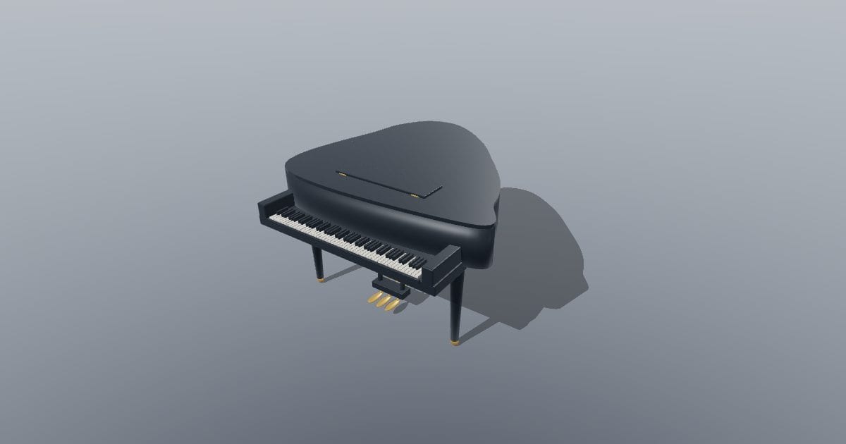 Grand piano - closed lid