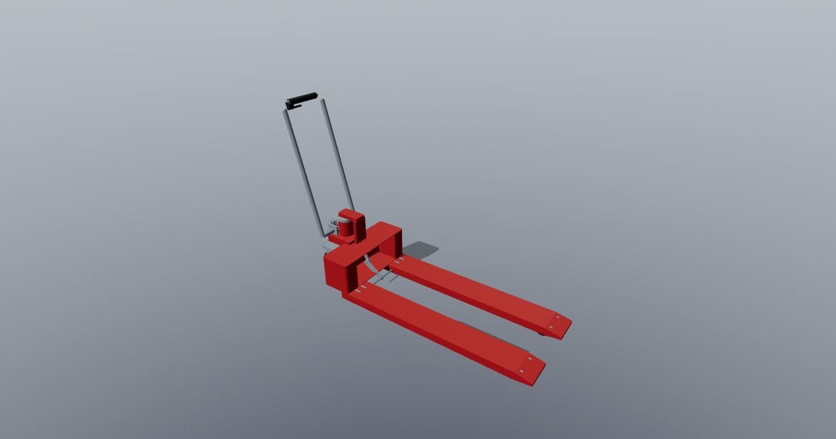 Hand pallet lifter