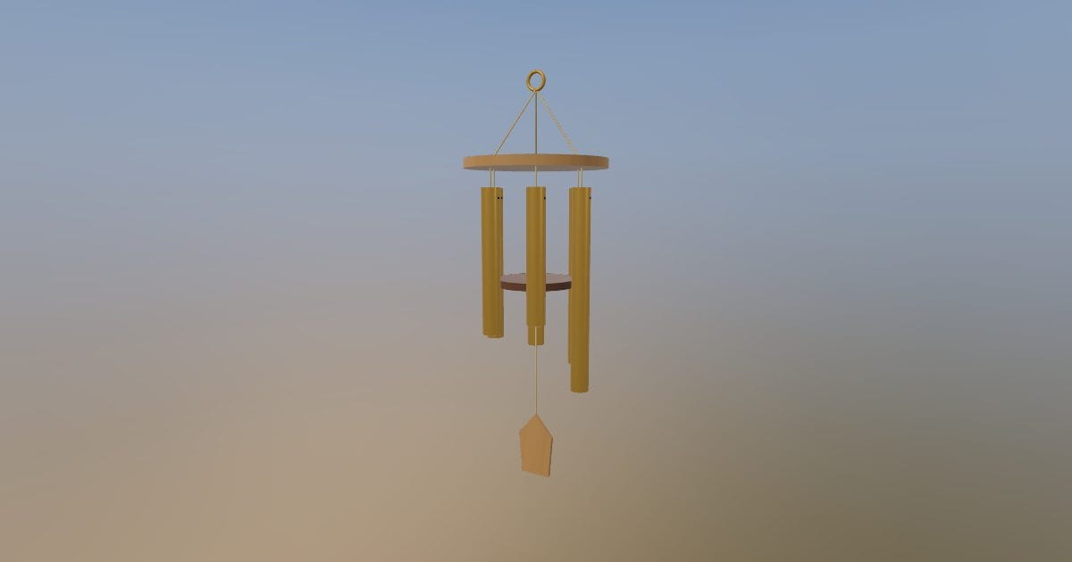 Hanging wind chime