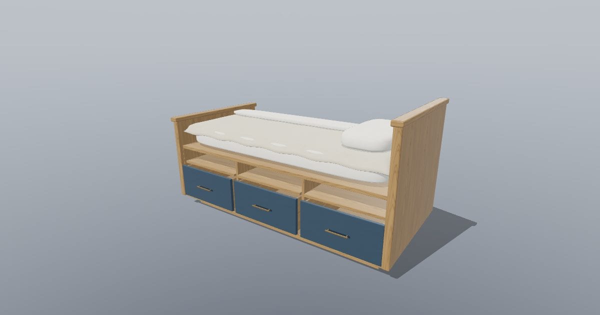 HARBOR - Captain Twin Bed