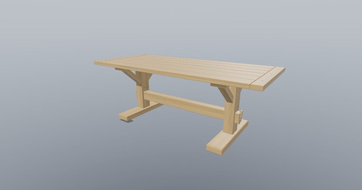 Hearth Trestle - Trestle Farmhouse Table