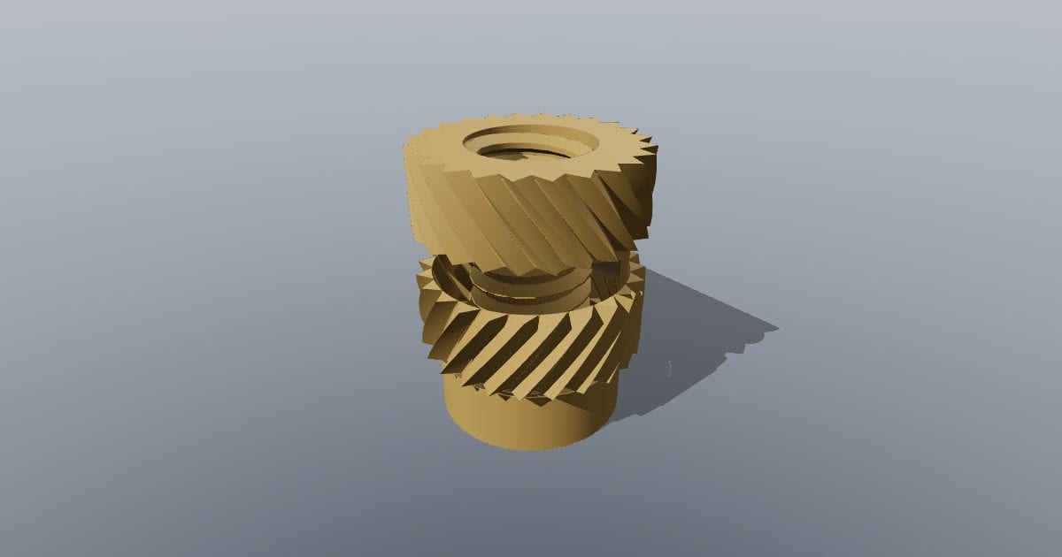 Heat-set insert M2.5