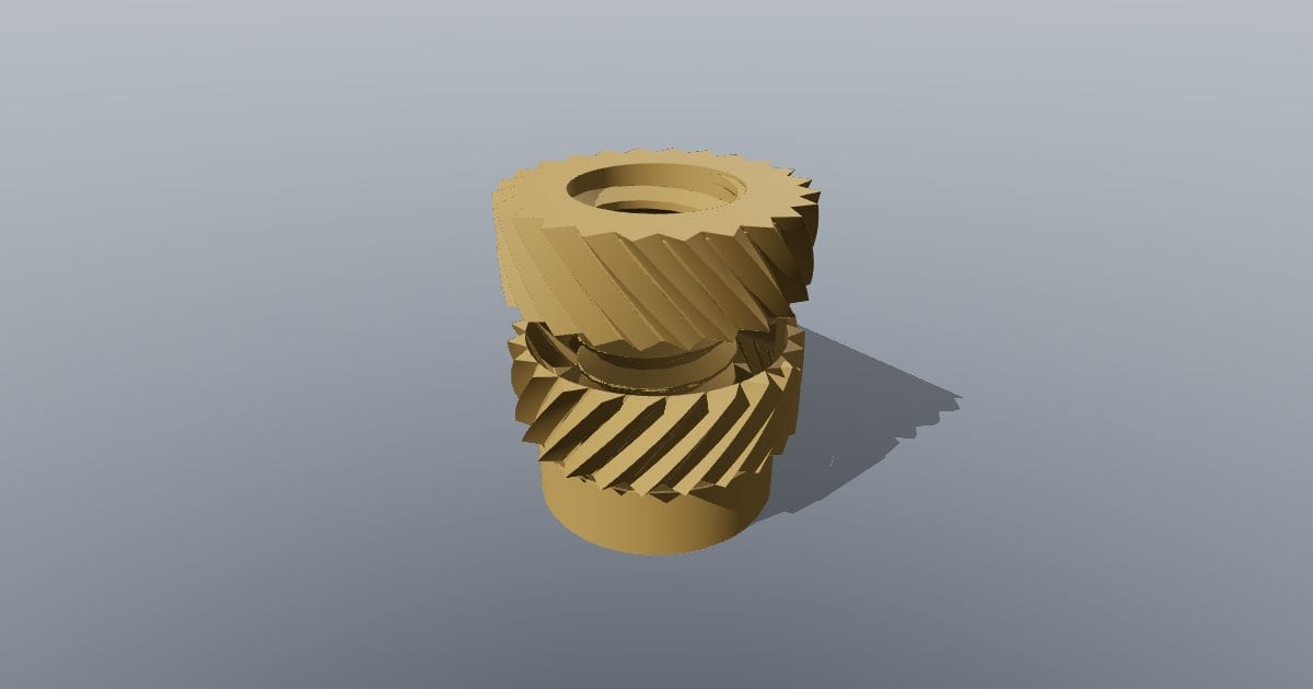 Heat-set insert M2