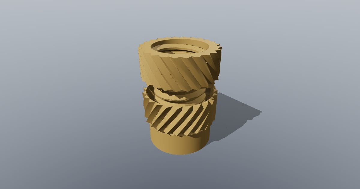 Heat-set insert M5