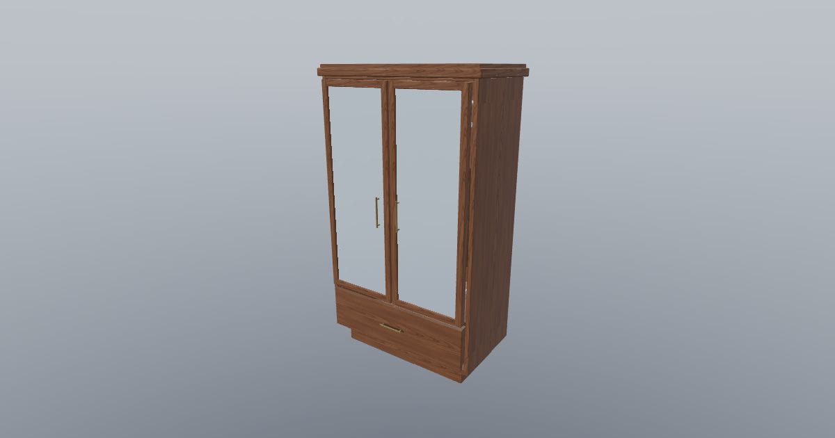 HEIRLOOM - Mirrored Armoire