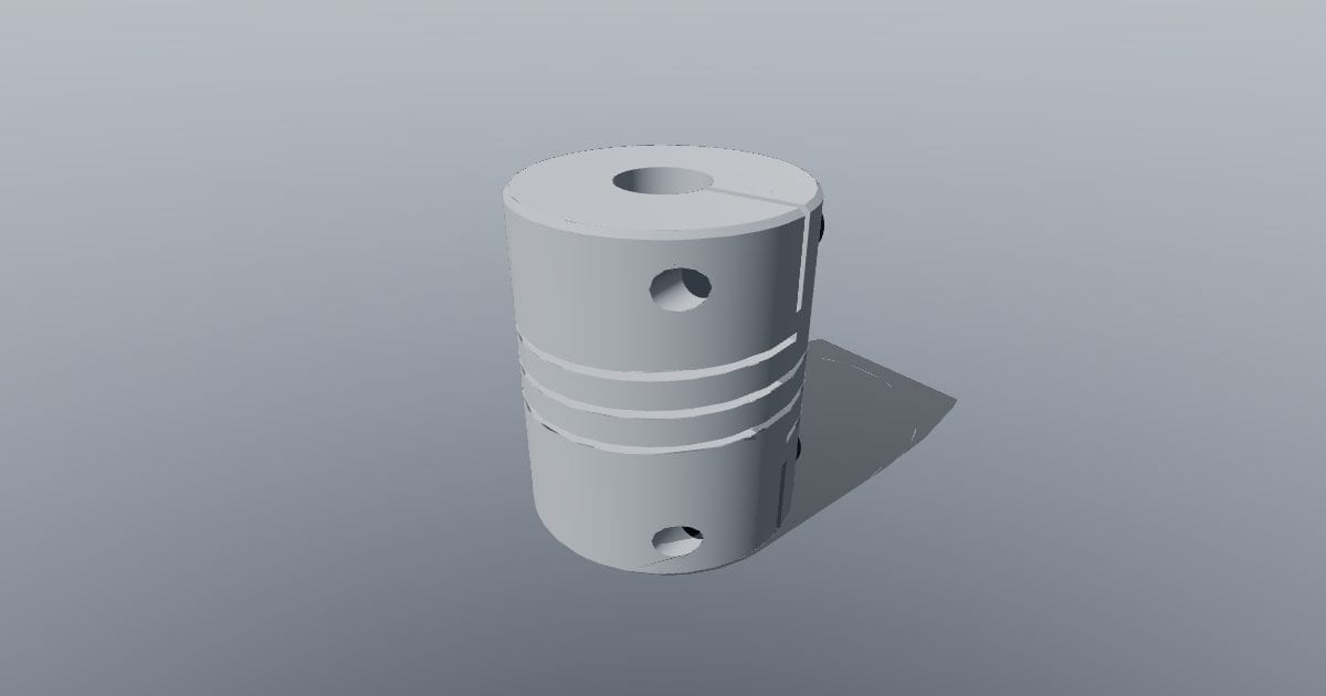 Helical coupling, 5 to 8 mm