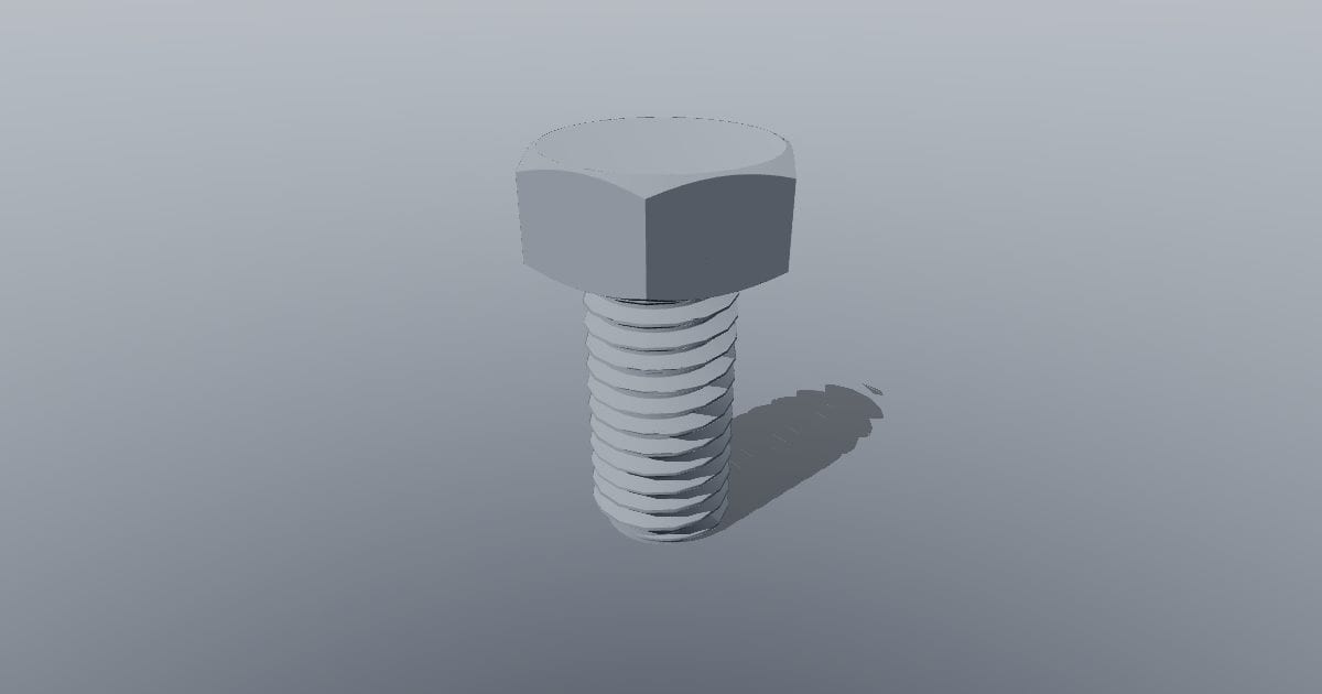 Hex bolt 1/2-13 UNC