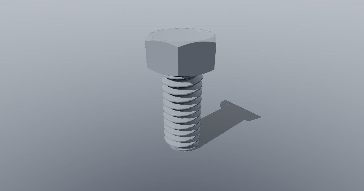 Hex bolt #12-24 UNC