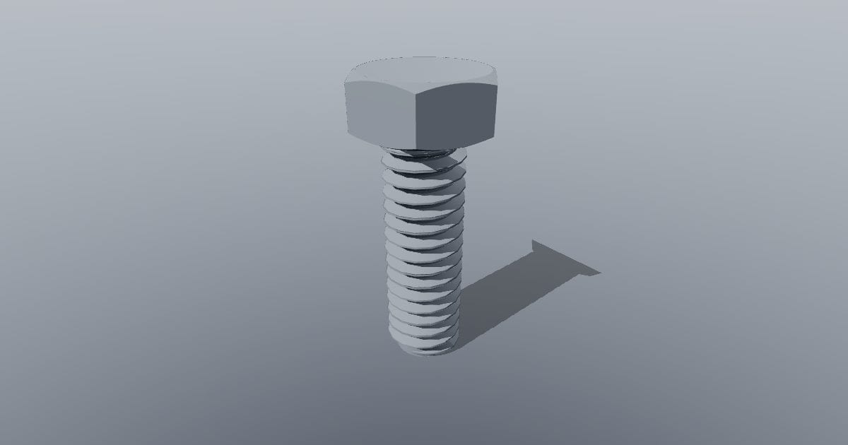 Hex bolt #8-32 UNC