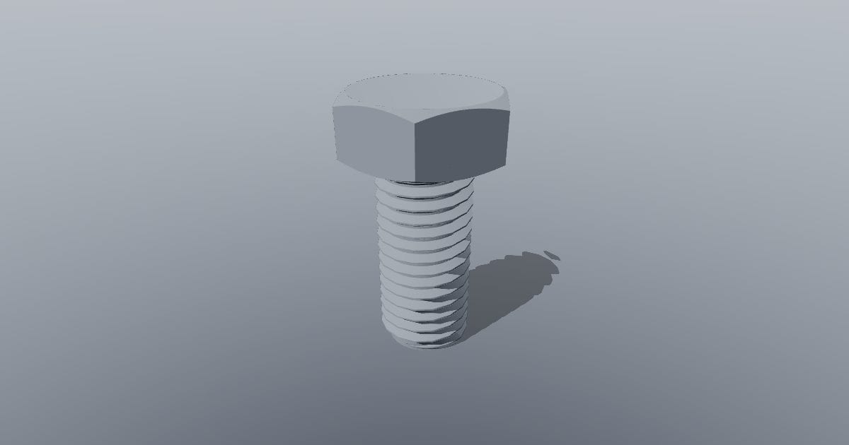 Hex bolt M14 x 30