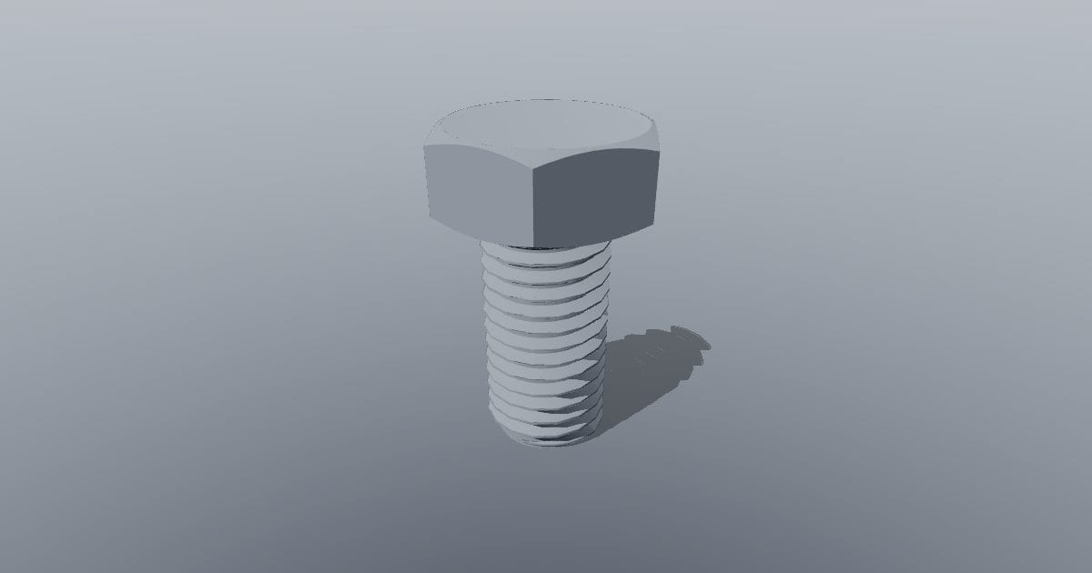 Hex bolt M18 x 35