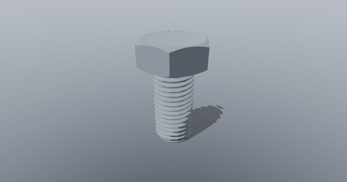 Hex bolt M20 x 40
