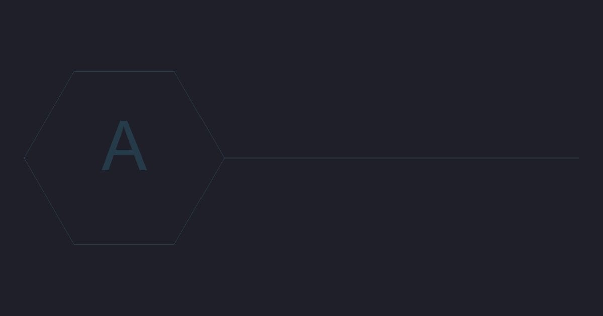 Hexagonal grid bubble - CAD Block