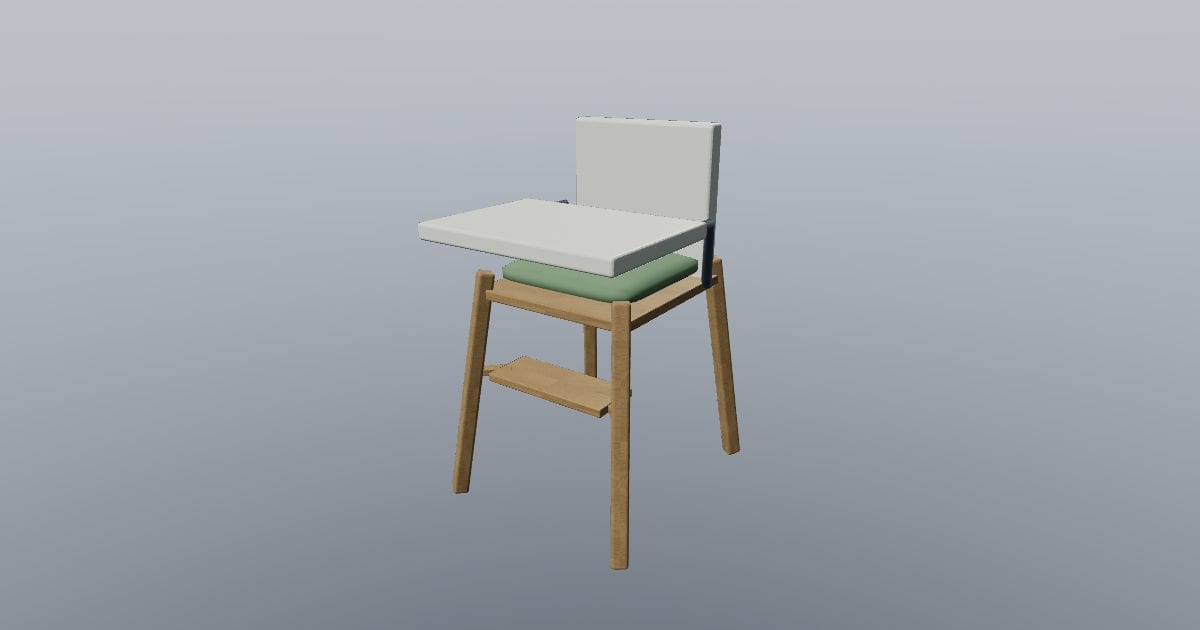 High chair - Original Interior Furnishing