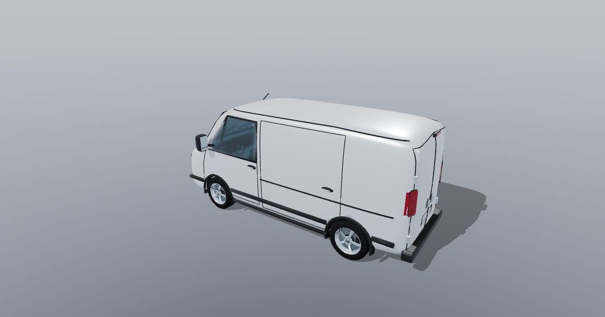 High-roof cargo panel van