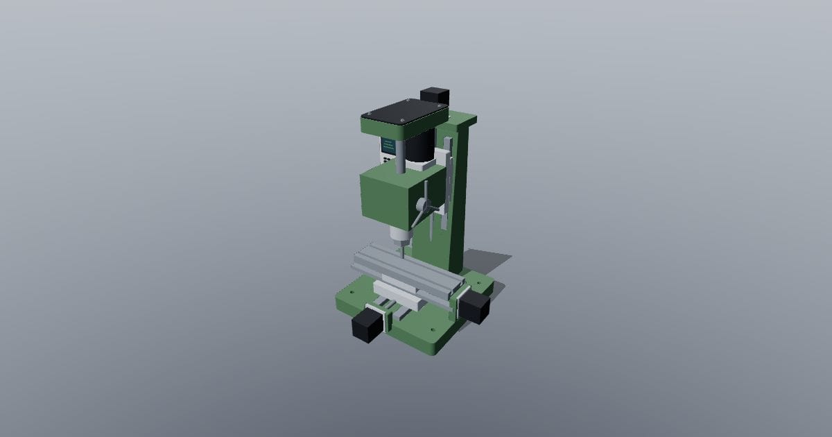 Hobby three-axis CNC mill