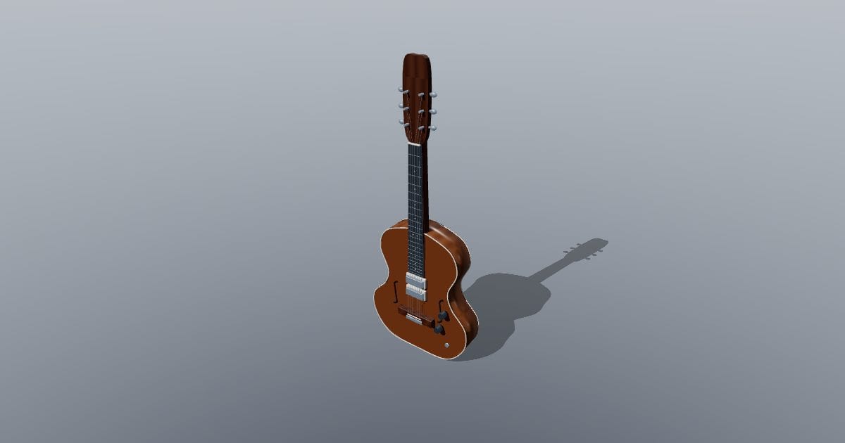 Hollow-body electric guitar