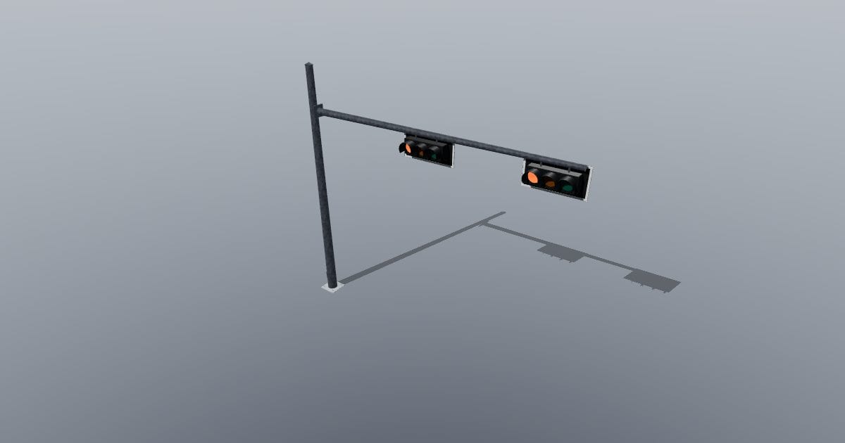 Horizontal traffic light