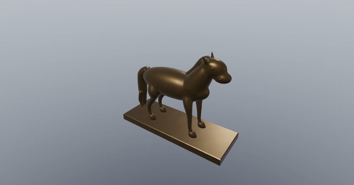 Horse statue
