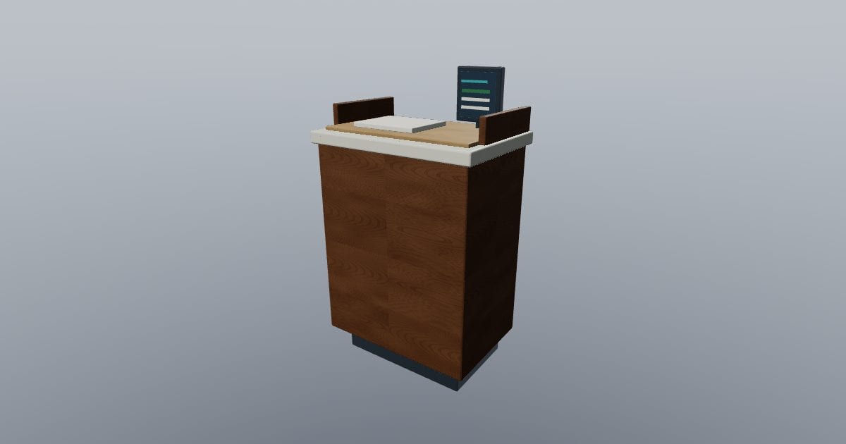 Host stand - Original Restaurant Furnishing